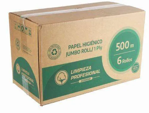 Papel higiénico jumbo roll 400m y 500m, rollos de toalla para manos 240m - Limpieza Profesional - imagen 2
