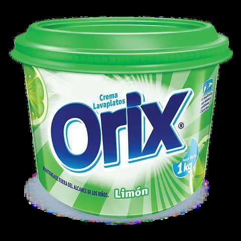 Jabón Irex Cera Cremosa, crema lavaplatos Orix Limón y Orange, detergente Fort 3 e Irex Evolution - imagen 2